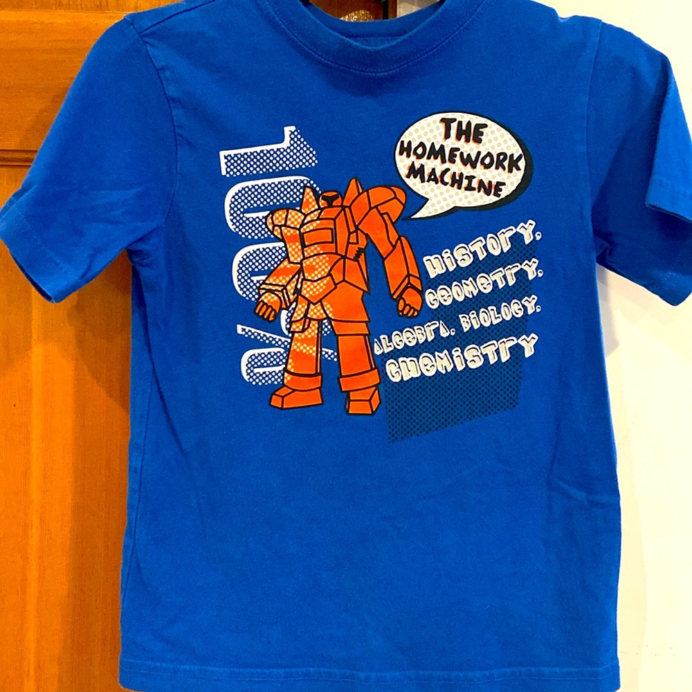 EUC! Boys size 5/6, vintage The Children’s Place Homework Machine Tee.